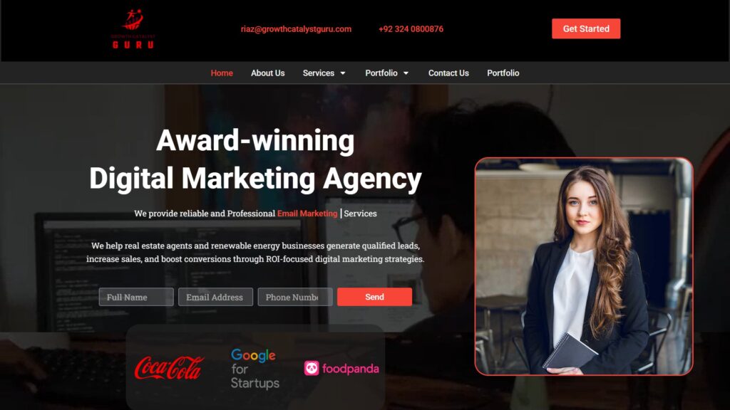 Growth Calalyst Guru - Digital marketing website design